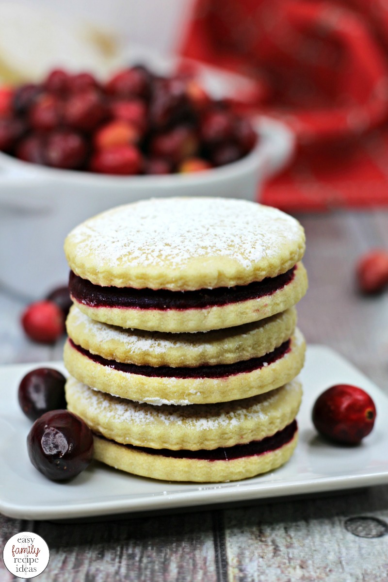 Cranberry Sandwich Cookies, Sandwich Cookies, Christmas Sandwich Cookies, These Cranberry Sandwich Cookies are sure to delight your taste buds. Make these for a holiday cookie tray, bake sale, or tea party, Sandwich Cookies with Jam are delicious! 