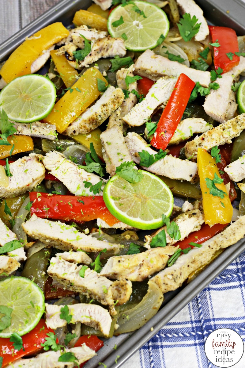 Sheet Pan Cilantro Lime Chicken, This is a healthy baked Cilantro Lime Chicken recipe perfect for the whole family to eat, Sheet Pan Dinners are an easy one pot dish which means less mess, Chicken Dinners, Sheet Pan Dinners Healthy