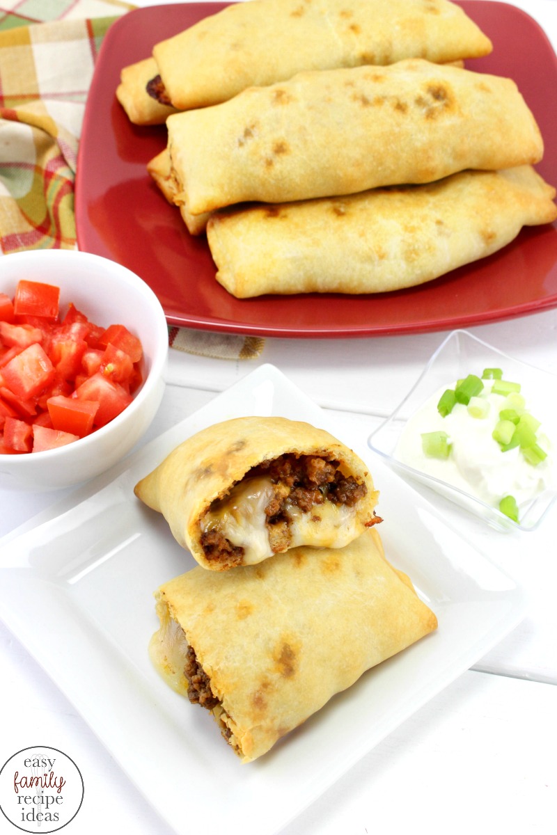 Taco Roll Ups,These easy Cheesy Taco Roll Ups are delicious dough filled with taco meat and lots of cheese! Perfect for snacking, watching football, or an easy family dinner idea.Taco Roll Ups with Pizza Dough, Cheesy Taco Sticks, Ground Beef Recipes