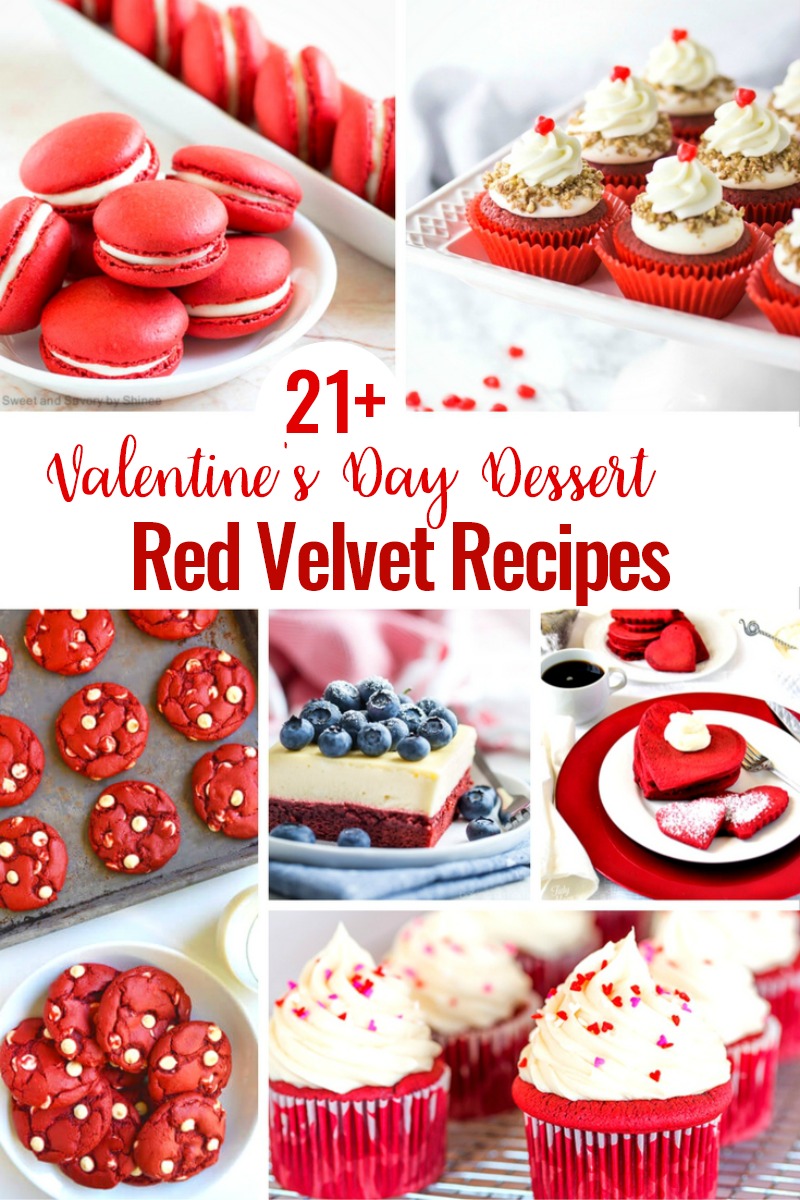 You can't go wrong with Red Velvet Desserts for Valentine's Day. These delicious and beautiful Valentine's Day dessert recipes are Amazing! So if your desire is for sweet fresh fruit crepes, delicious cupcakes, rich red velvet cupcakes, or something else, you'll find it here.