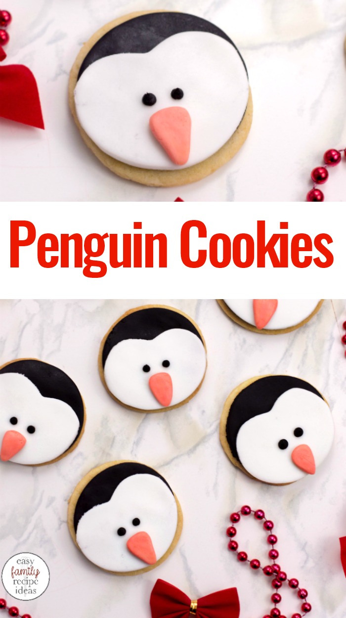These adorable Penguin Cookies are the perfect treat for your next winter theme, holiday party or get-together. These cookies are super easy to make, and they taste delicious. Penguin Cookies Decorating, How to Make Penguin Cookies. So whether you serve these up on your holiday cookie tray, for a themed birthday party, or just for fun, everyone will want a cute penguin cookie.