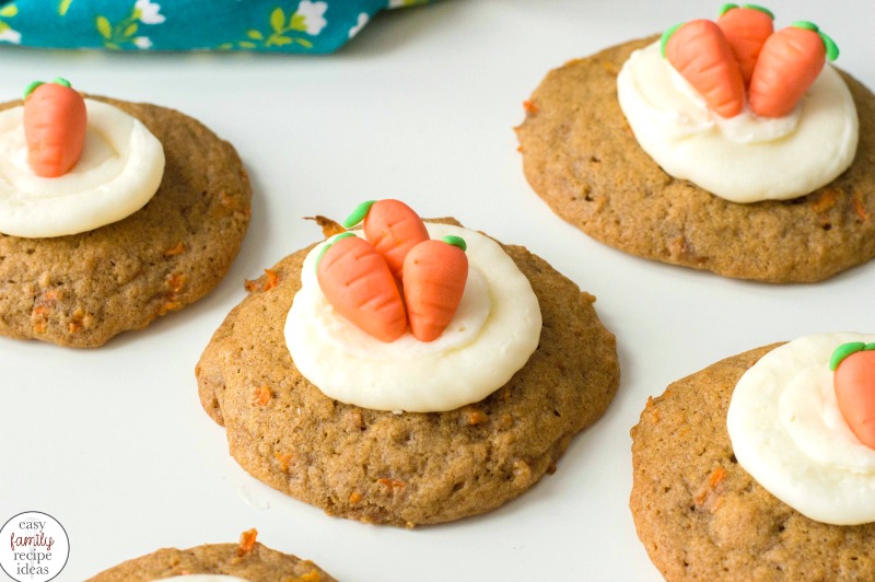 Carrot Cake Cookies are the perfect treat for Easter, a Mother's Day Dessert or Spring Cookie Idea. Soft baked Carrot Cookies that look adorable and taste scrumptious. healthy carrot cake cookies, The Best Carrot Cookies Recipe