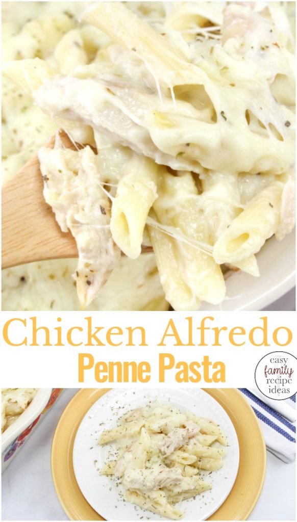 This Chicken Alfredo Penne Pasta is Amazing! Add Easy Chicken Alfredo Casserole to your next meal plan and keep your family happy with this Easy Chicken Alfredo Bake, Everyone loves Cheesy Pasta smothered in a tasty Alfredo cream sauce that's easy to make. Chicken penne pasta recipe