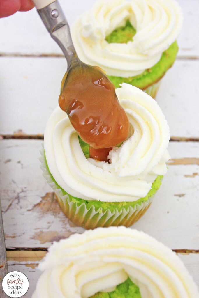 This Caramel Apple Cupcake Recipe is so much fun to make. And don't forget about how delicious they are to eat! Every bite of these Green Apple Cupcakes is so good! Apple cupcakes, When you're in the mood for a great cupcake that has all the tastes of Fall, this is it! The Best Fall Cupcake Recipe