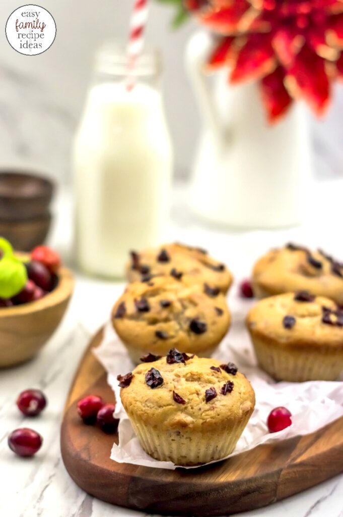 Cranberry Sauce Muffins are perfect for Thanksgiving breakfast or a delicious snack on Christmas. How to make Easy Cranberry Muffins. These yummy Dried Cranberry Muffins are full of flavor and bursting with cranberries in each bite.