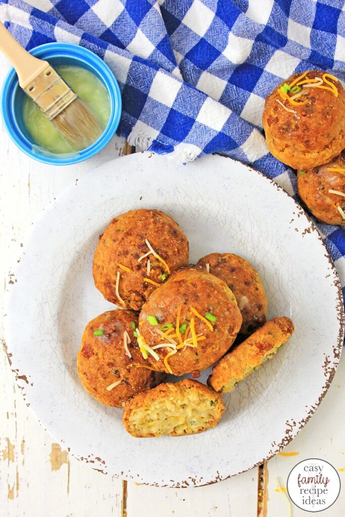 These Gluten Free Cheddar Biscuits are easy to make, crunchy, soft, and really delicious! For these Cheesy Biscuits all you need to do is add a few ingredients to make these the most delicious gluten-free biscuits you'll ever eat. Cheddar Garlic Chive Biscuits