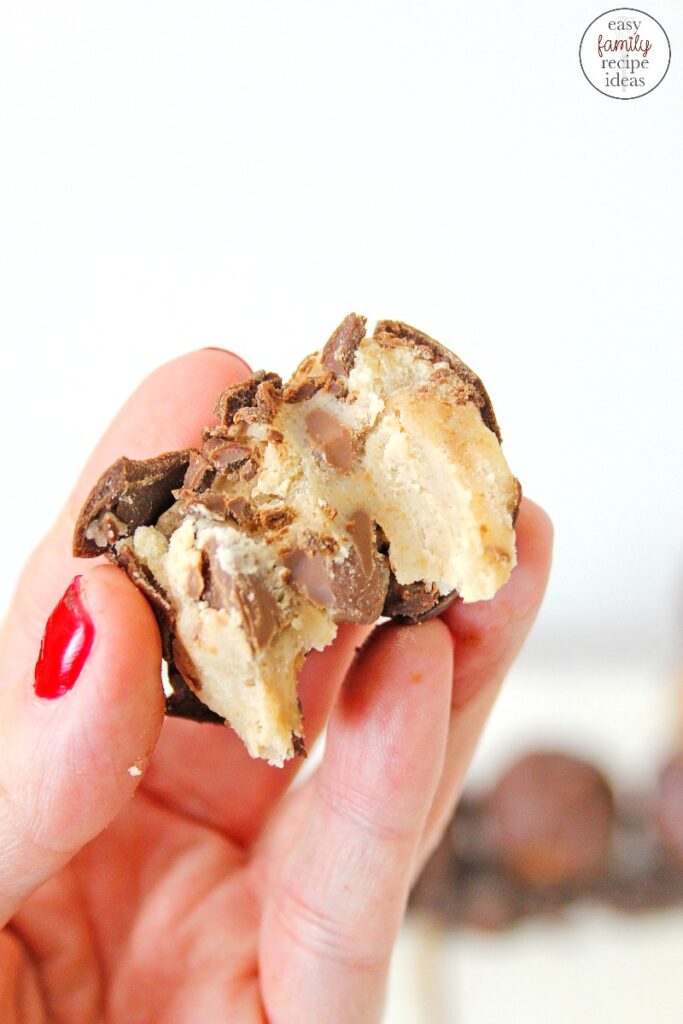 You don't want to miss out on these Chocolate Chip Cookie Dough Bites! They're simple and easy to make and a great on the go snack. Amazing Edible Chocolate Chip Cookie Dough is amazing. The Best Easy Cookie Dough Bites Recipe