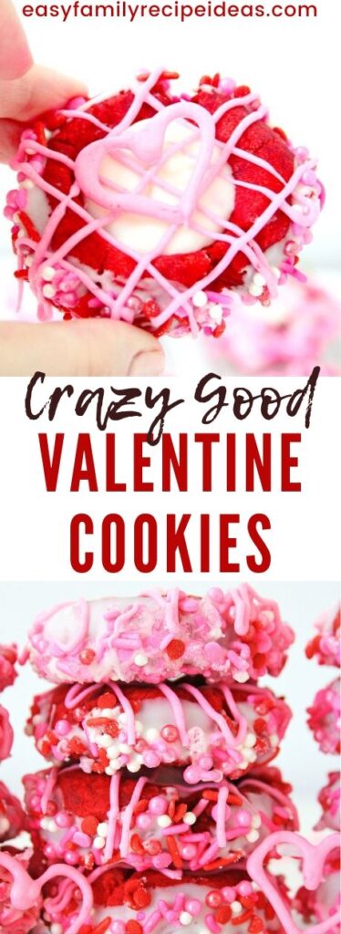 These Valentines Thumbprint Cookies are a classic cookie recipe with a fun twist! Make these delicious cookies up to be your Valentine's Day treat, Perfect for a Class party or Valentine Bake Sale Ideas too. Kids and Adults love Valentine's Day Cookies. 