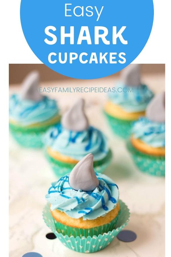 These shark cupcakes are tasty treats everyone will want to take a bite of. Learn how to make shark week cupcakes with this easy recipe and tips for the best ocean theme dessert. These Baby Shark Cupcakes are delicious and fun!