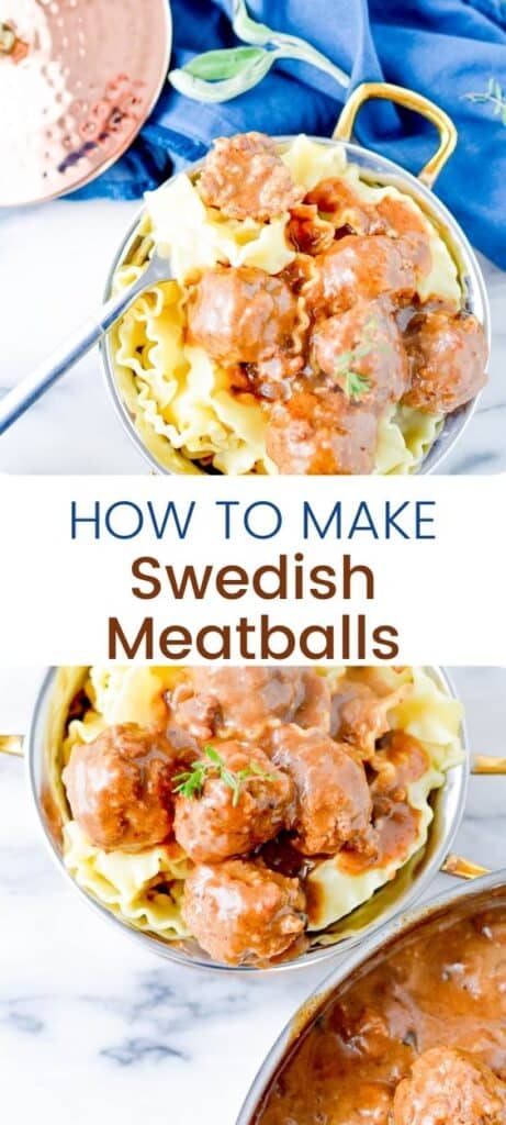The Best Swedish Meatballs Recipe! This is a delicious dinner recipe or appetizer idea. If you need Recipes with Ground Beef this Swedish meatballs with noodles is scrumptious, make a Meatballs and Noodles Casserole 