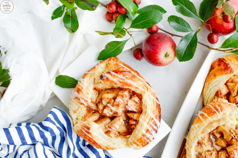 These Delicious Apple Pie Cheese Danish are an easy dessert or brunch idea that is perfect for any occasion! Plus, I’ll share my favorite tips for plating this apple danish recipe and serving suggestions to take this apple cream cheese breakfast pastry to the next level.