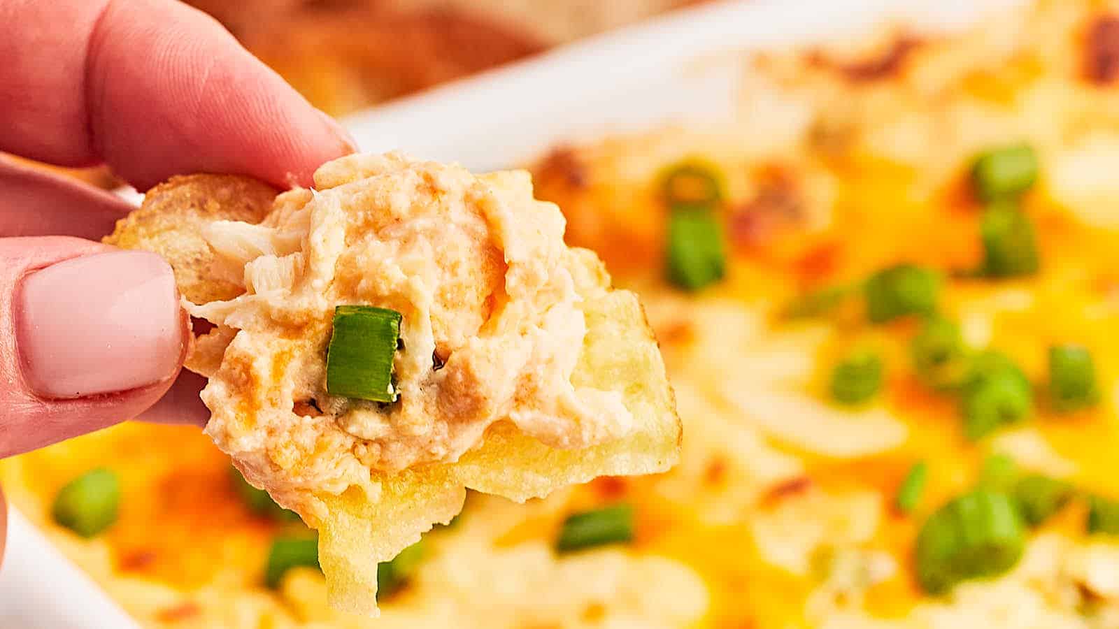 Warm Crab Dip recipe by Cheerful Cook.